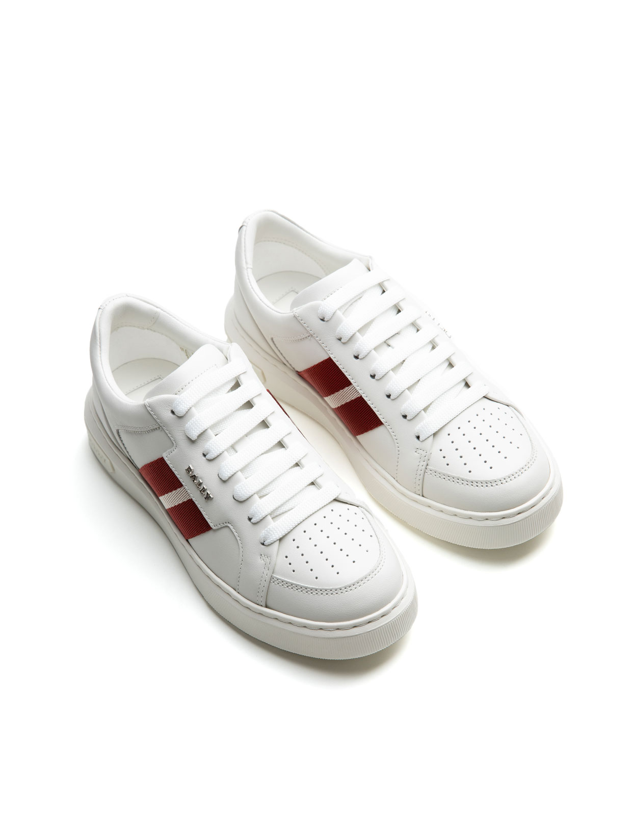 Moony-W Sneaker White/Bally Red