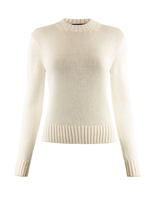Knitted Pullover White