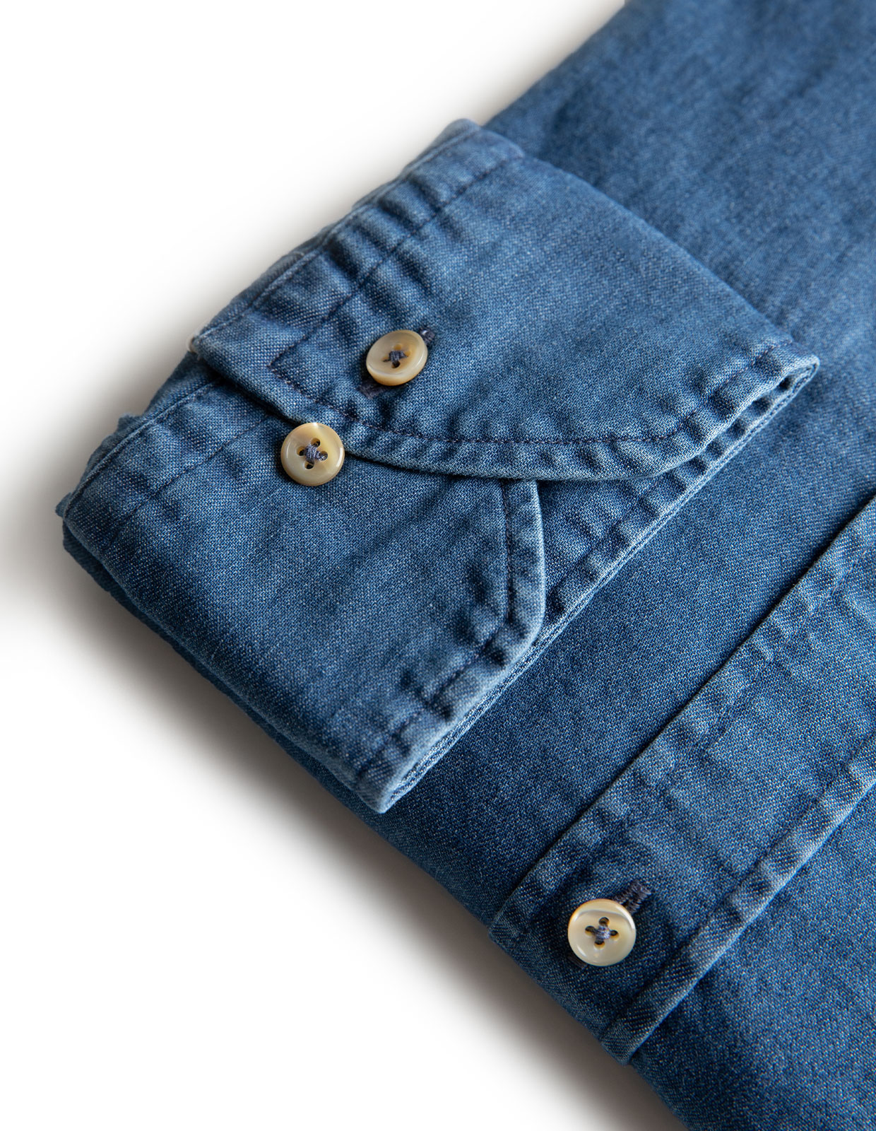 Slimline Skjorta Denimblå Stl XL