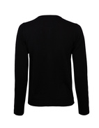 Rundhals Cardigan Black Stl M