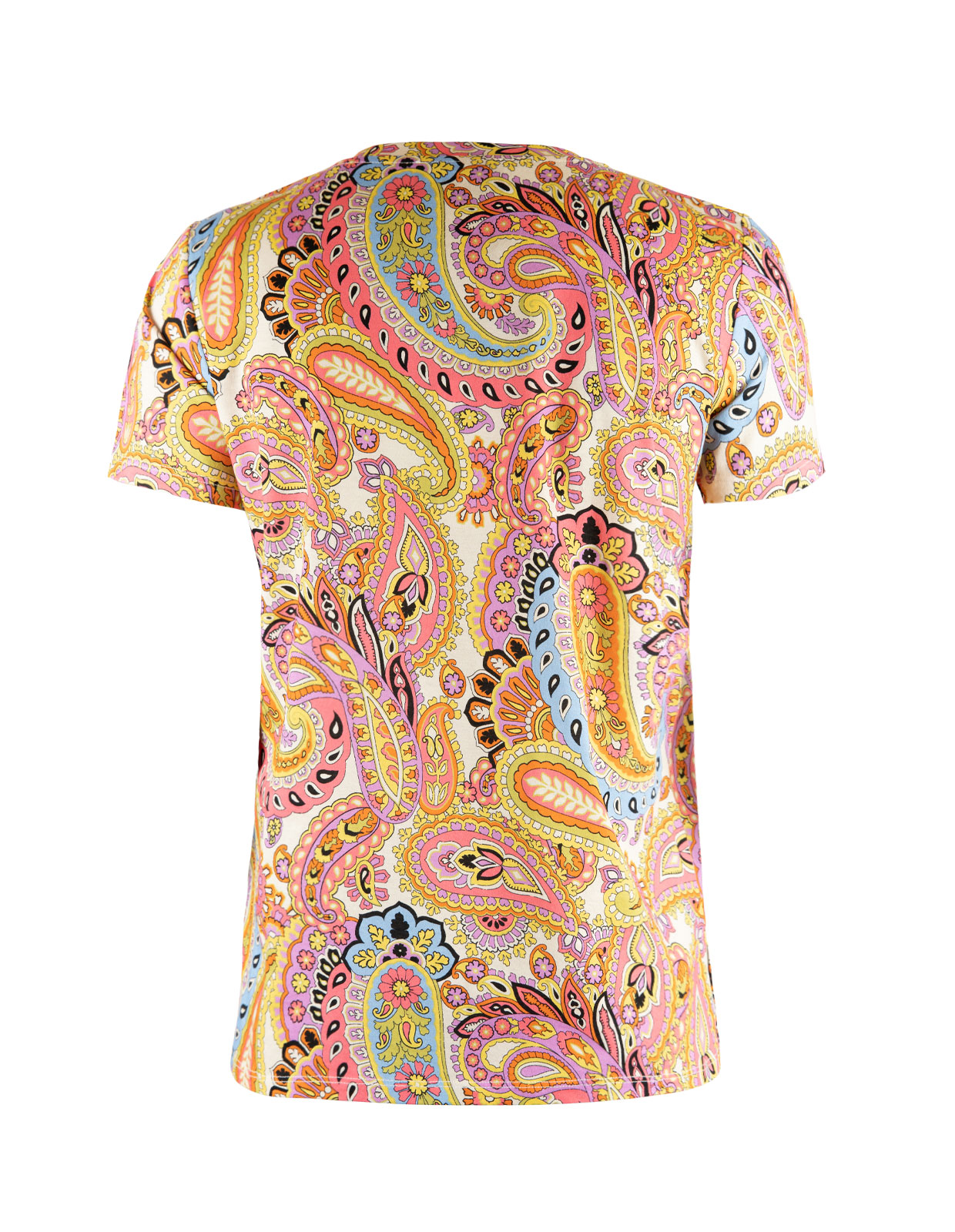 Olimpia Paisley T-Shirt Deep Rose