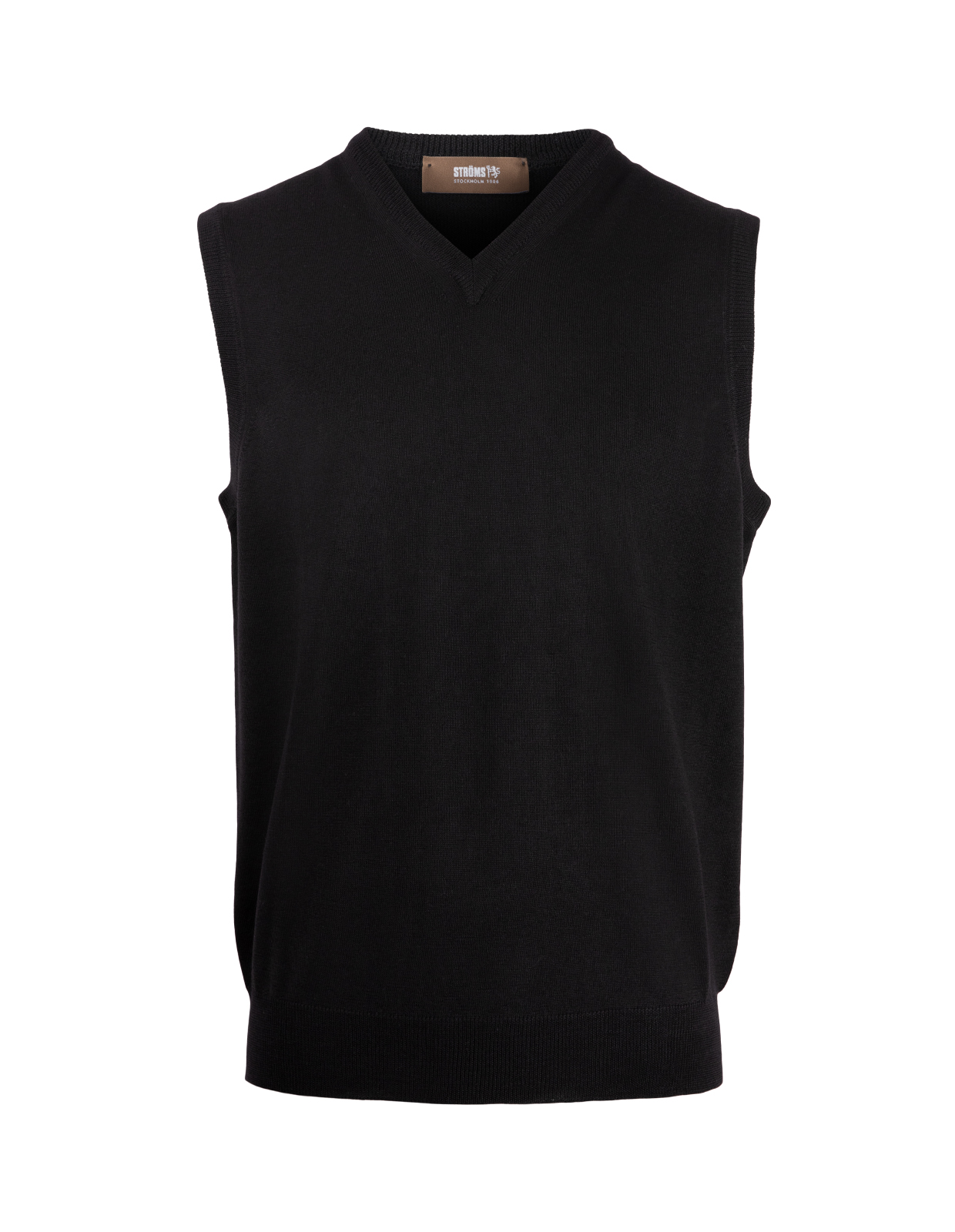 Slipover Merino Svart M