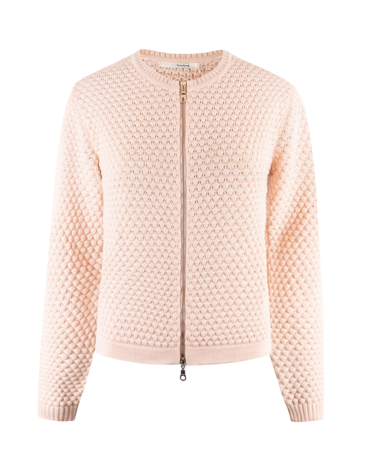 Ane Zip Cardigan Nude