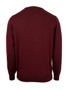 Crew Neck Merino Sweater Bordeaux Stl XL