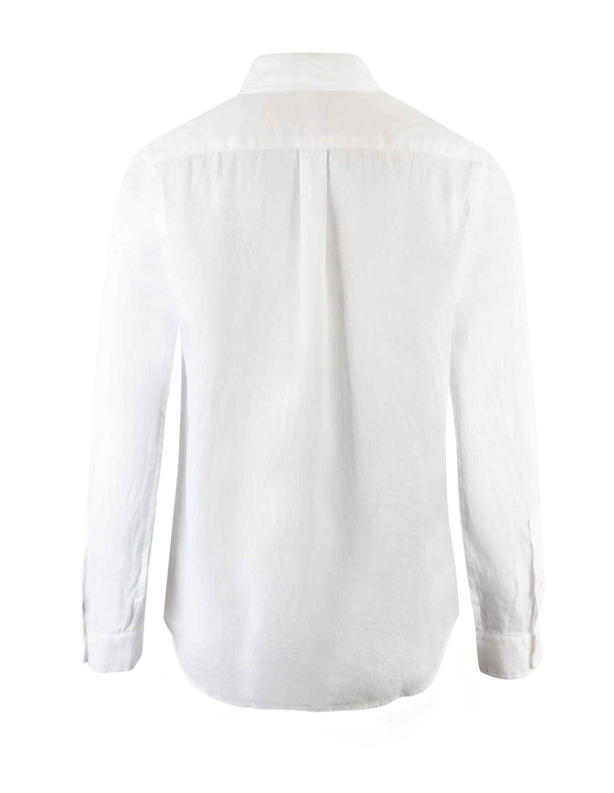 LS Linen Shirt White