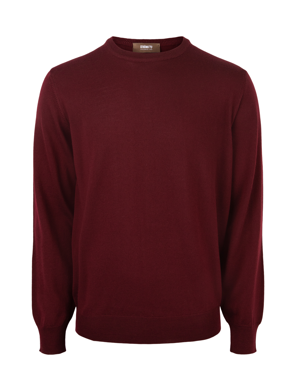 Crew Neck Merino Sweater Bordeaux Stl XL