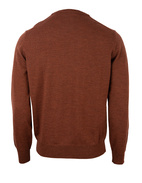 Crew Neck Merino Sweater Rust