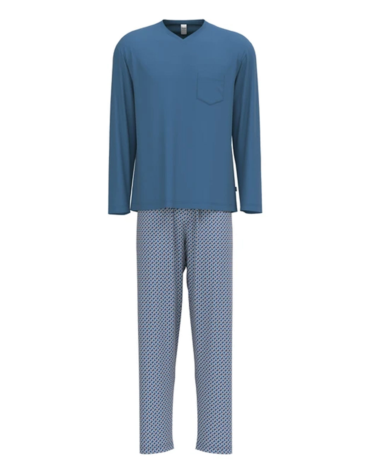 Long Pyjama Relax Streamline Indian Blue