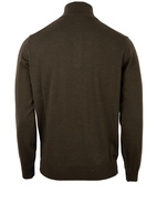 Half Zip Sweater Merino Olive Green Stl M