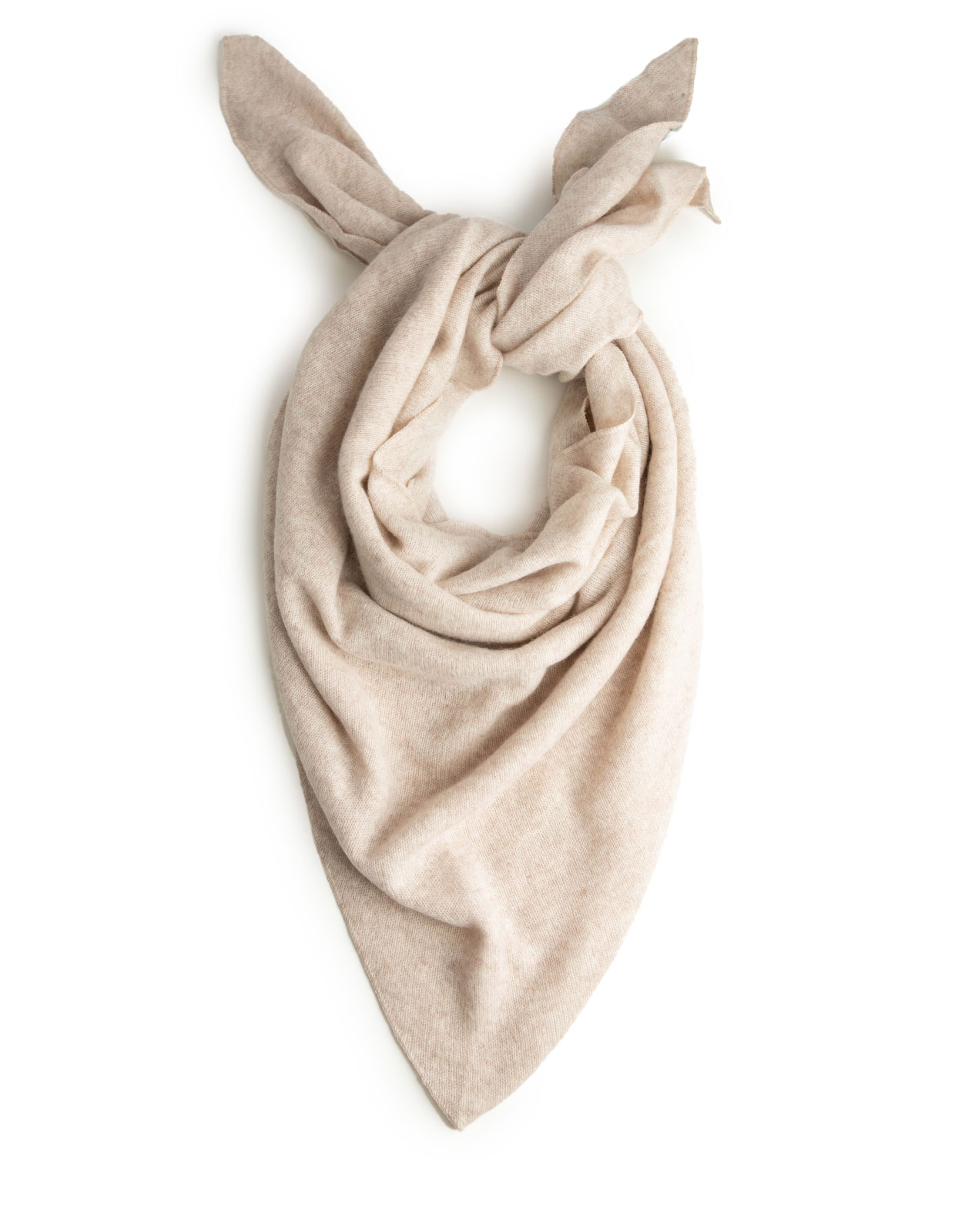 Triangle Cashmere Scarf Sand