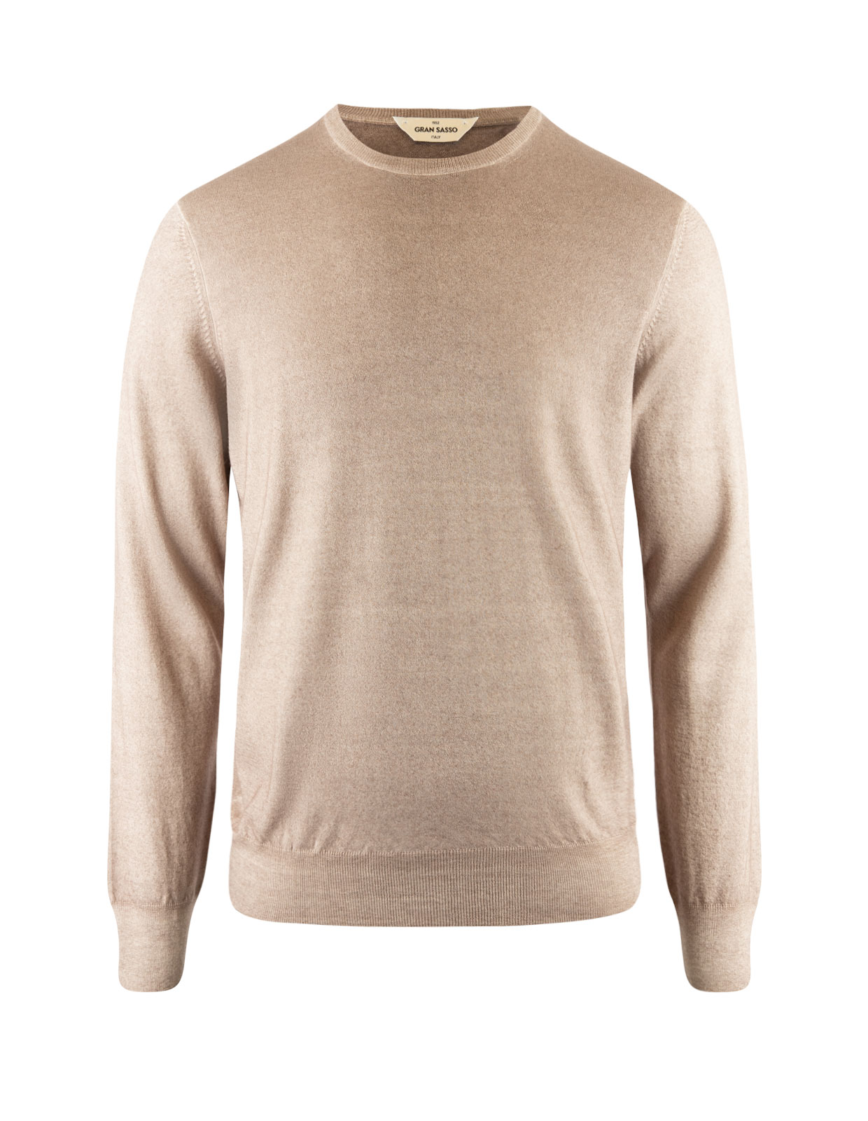 Summer Cashmere Crew Neck Taupe Stl 56