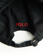 Keps Bomull Polo Black/Red