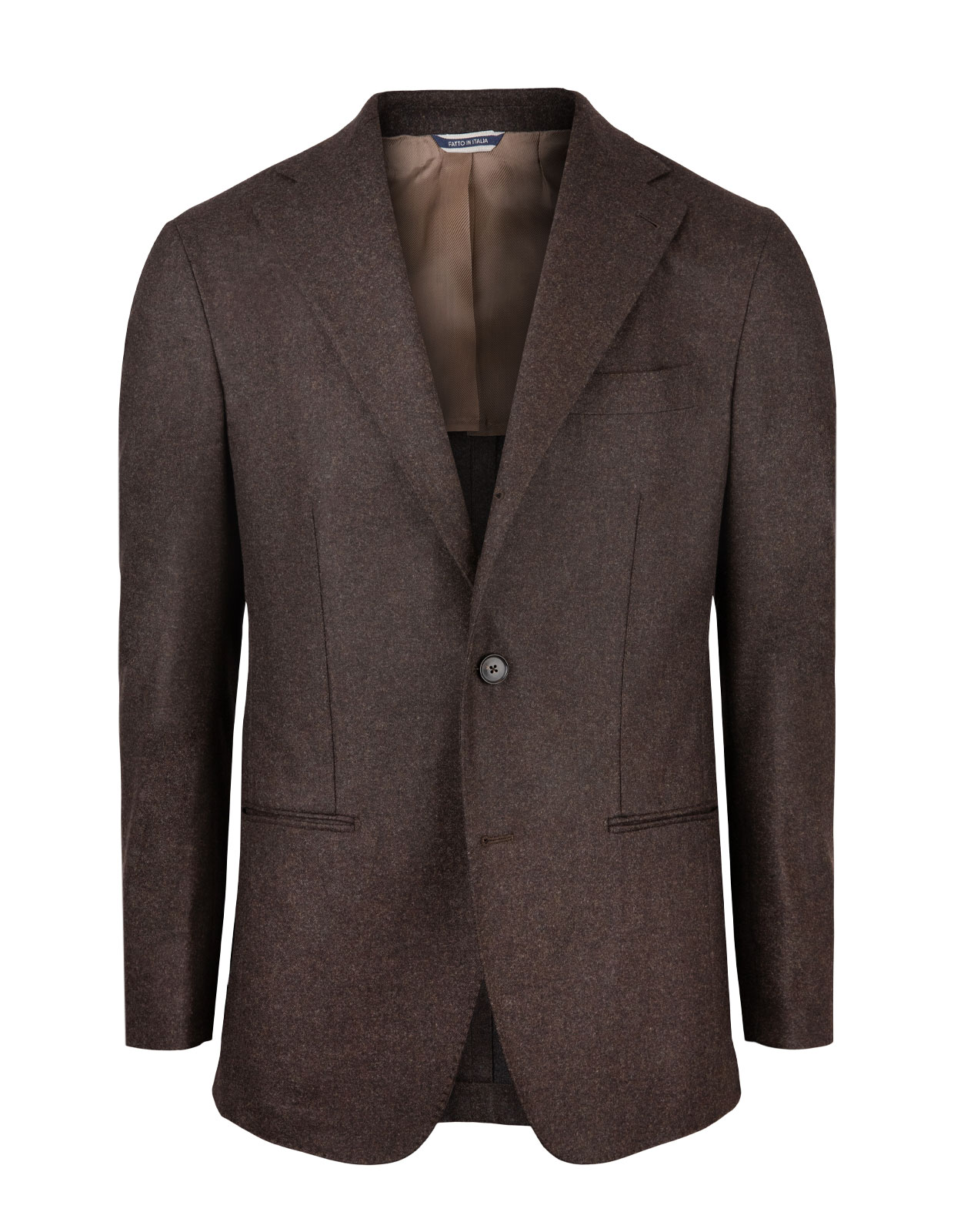 Sartorial Jacket Flanell Brun