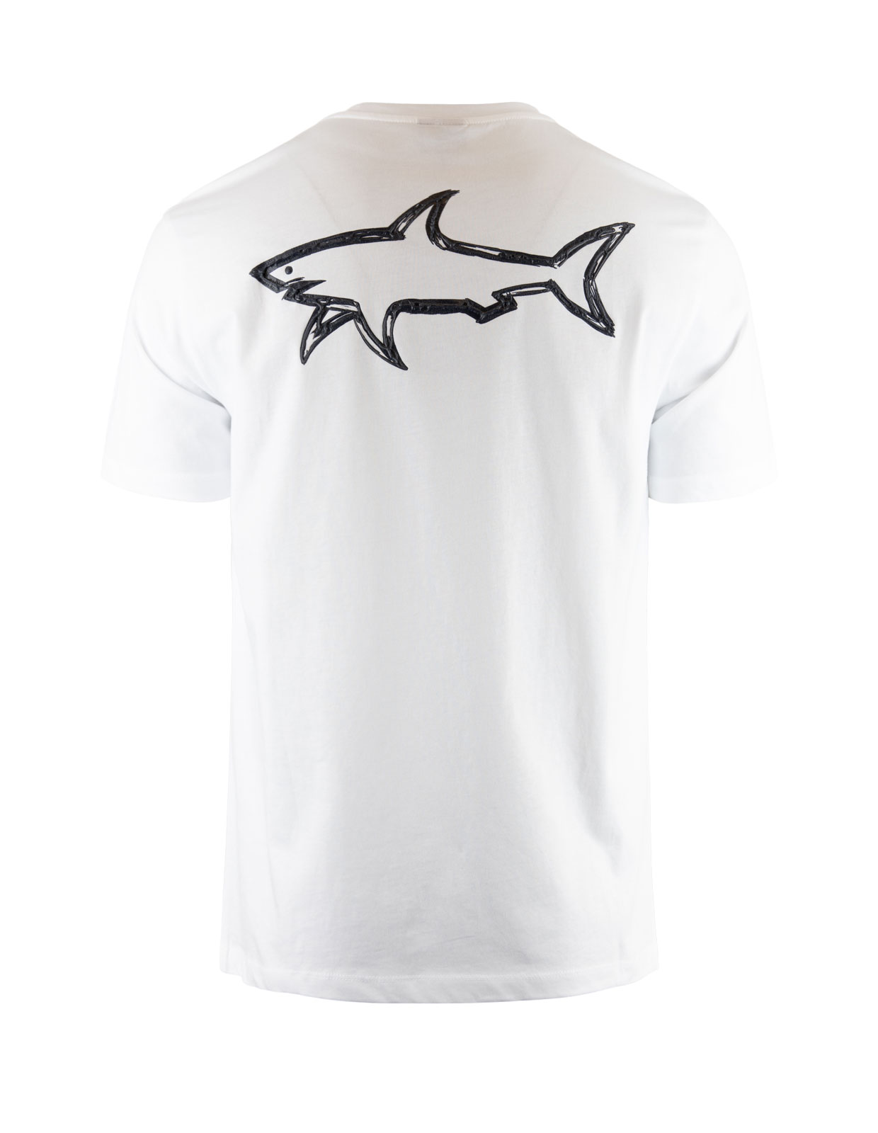 Shark Print T-Shirt White