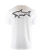 Shark Print T-Shirt White