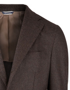 Sartorial Jacket Flanell Brun Stl 46