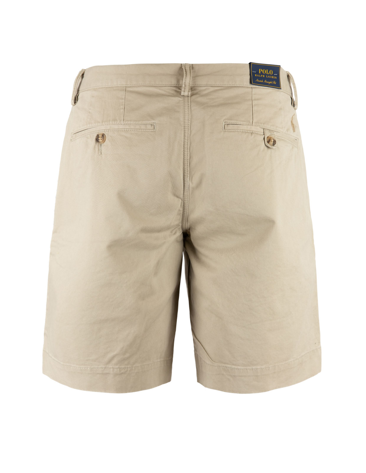 Bedford Flat Shorts Beige Stl 34"