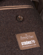 Sartorial Jacket Original Woollen Flannel Brown Stl 48