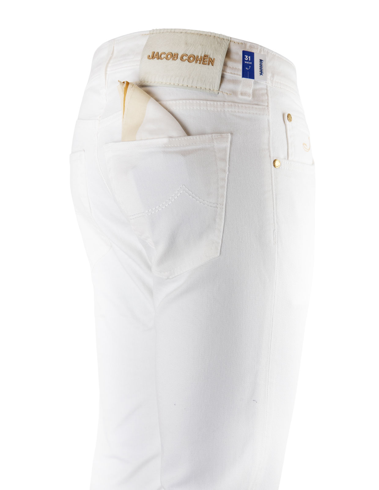 Nick Slim-Fit Jeans Plain White