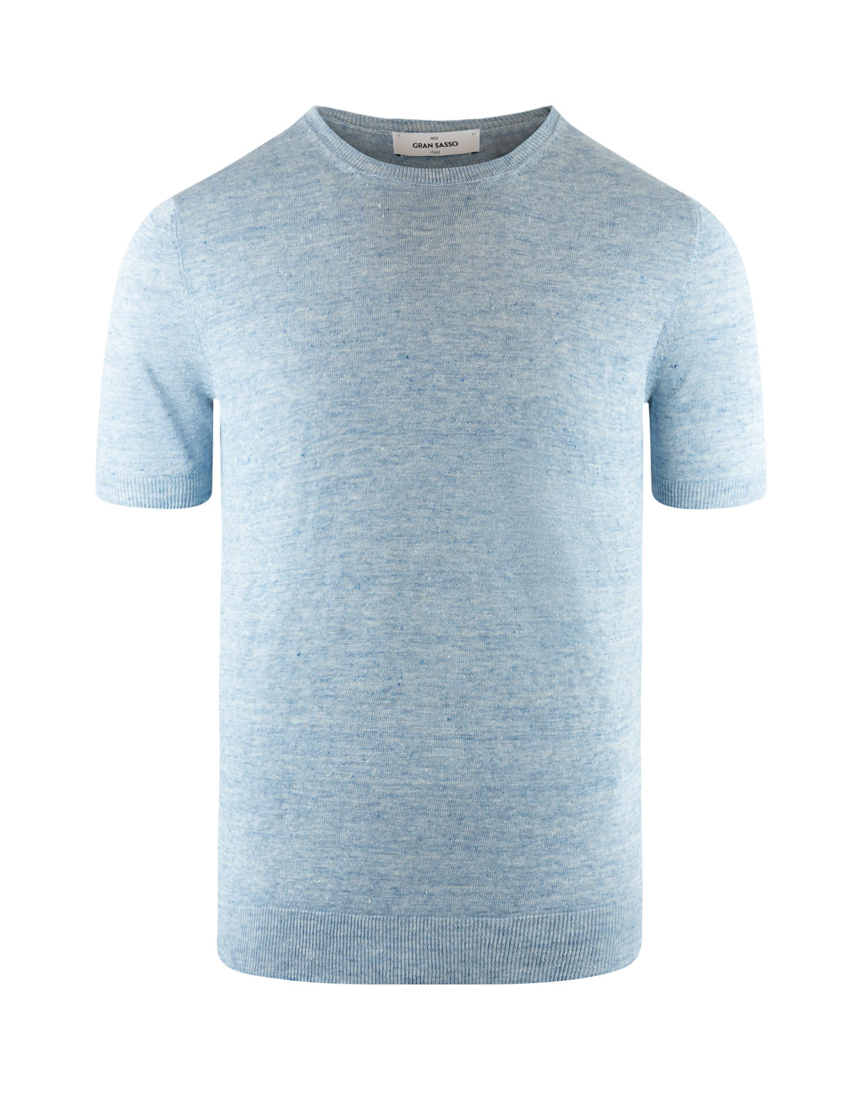 Luxury Linen T-shirt Light Blue