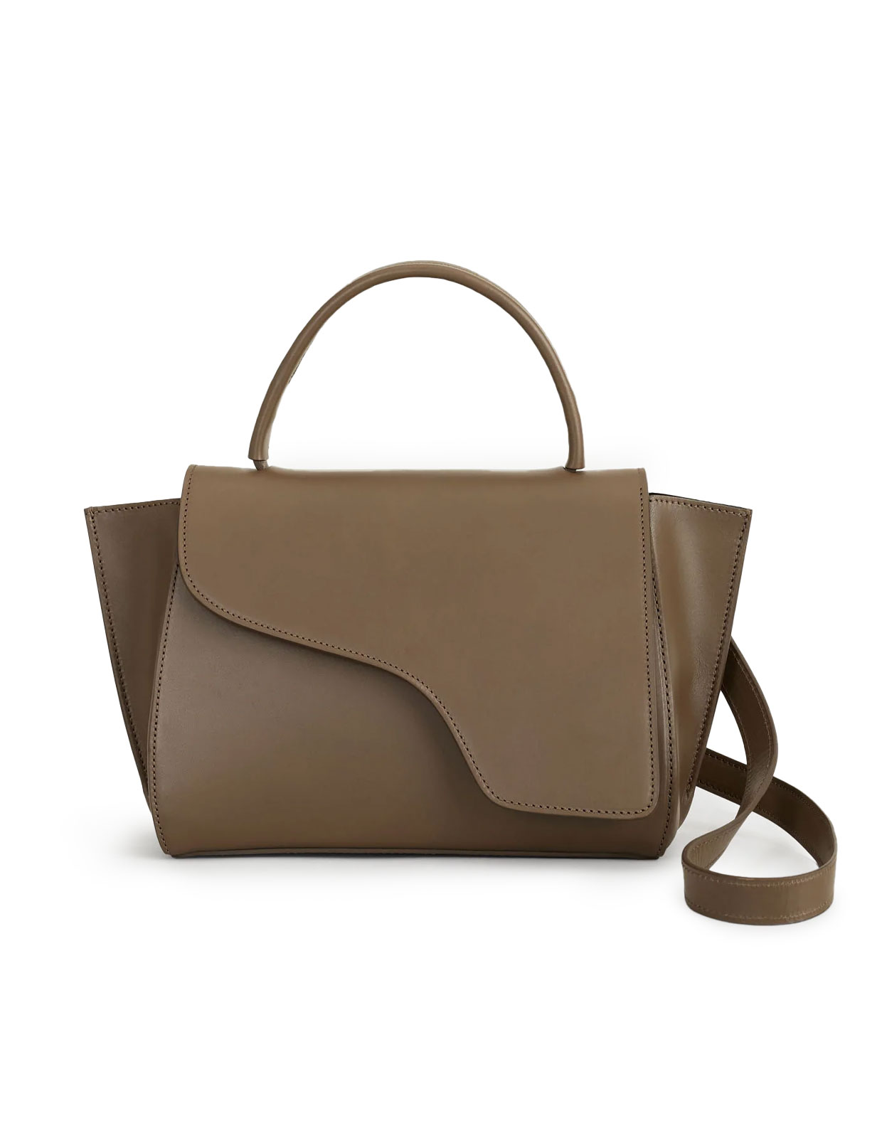 Arezzo Handbag Khaki Brown