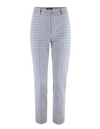 Papaia Jaquard Trousers Geometric Blue