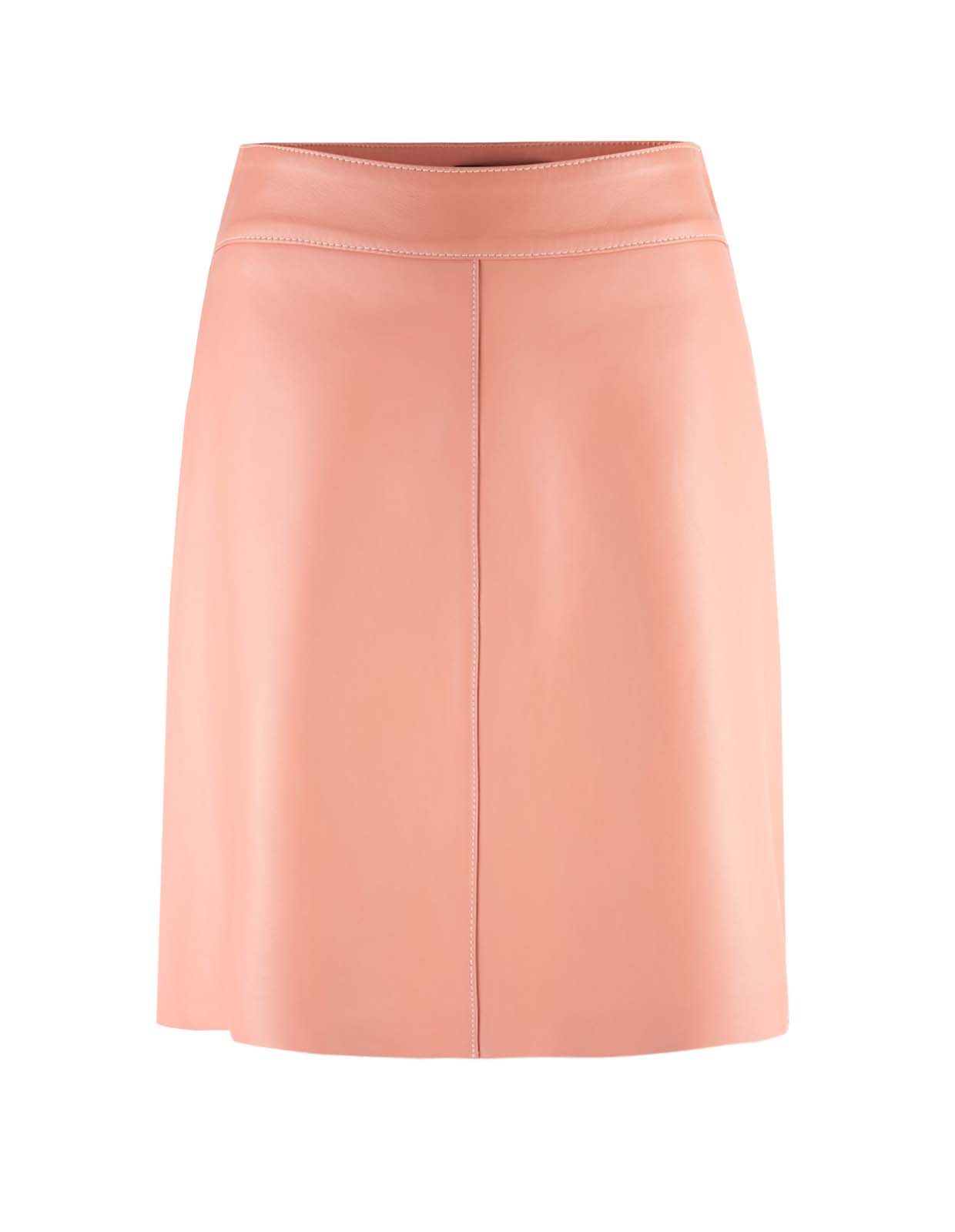 Cantu Leather Skirt Peony