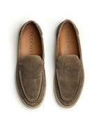 Loafer Espadrilles Suede Washed Coffe