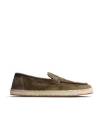 Loafer Espadrilles Suede Washed Coffe