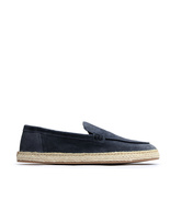 Loafer Espadrilles Suede Washed Blue