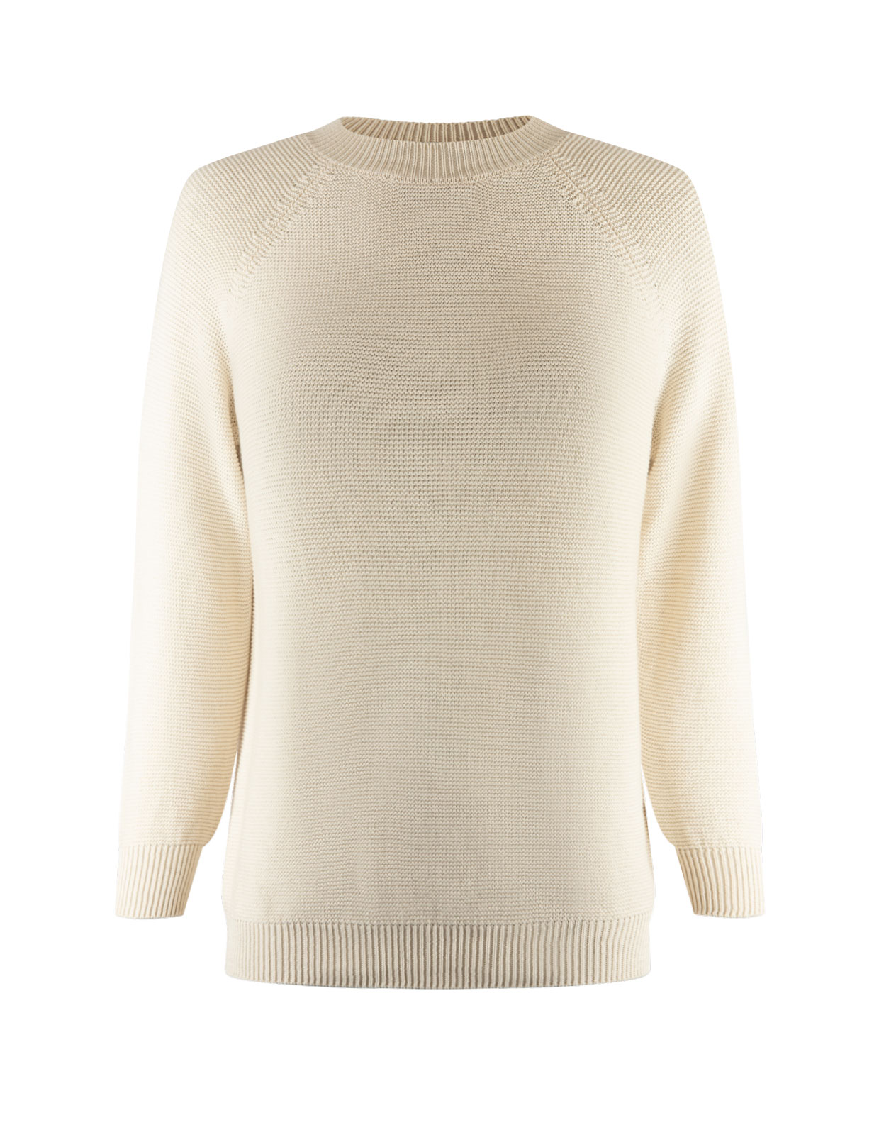 Linz Solid Knitted Top Ivory