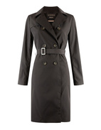 Trenchcoat Black Stl 48