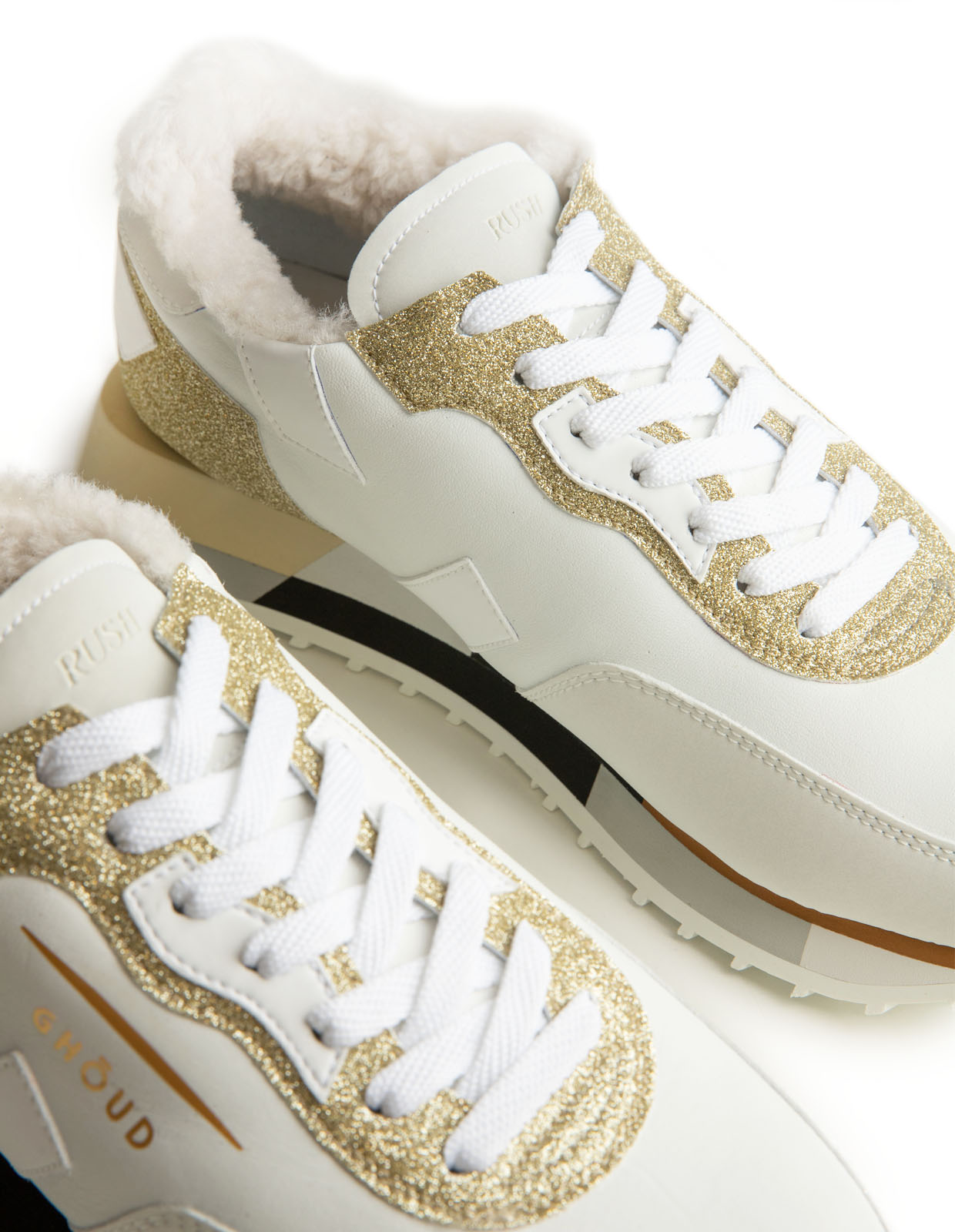 Fur Lined Sneaker White