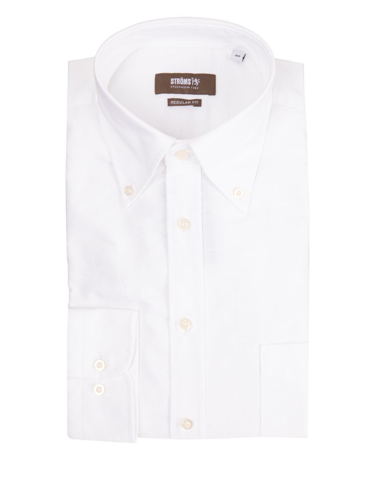 Regular Fit Extra Long Sleeve Oxford Shirt White Stl XLÄ43