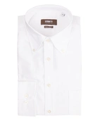 Regular Fit Oxford Skjorta Vit