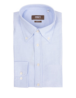 Slim Fit Oxford Skjorta Ljusblå
