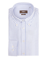 Slim Fit Button Down Oxford Shirt Blue/White