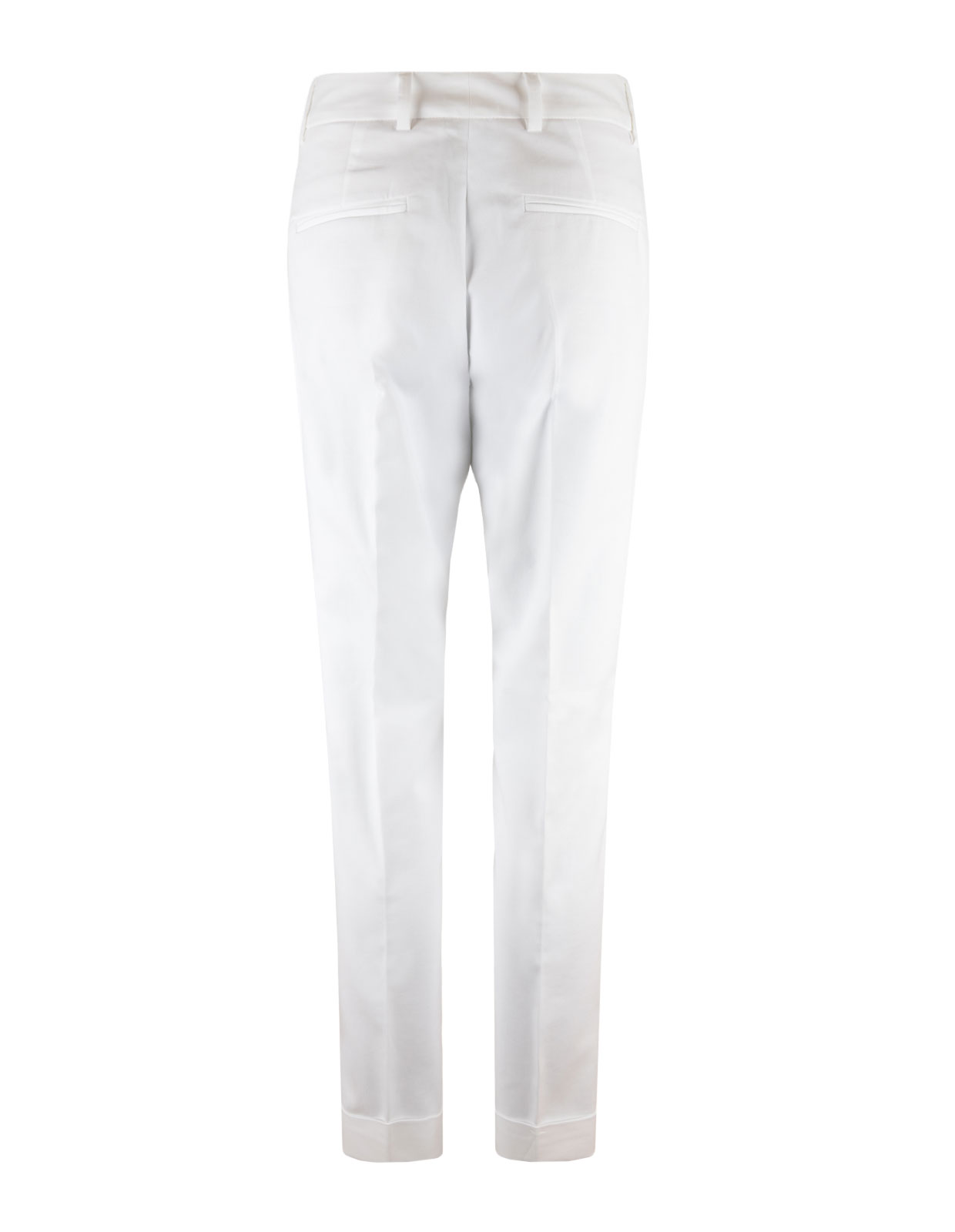 Dora Satin Chino White