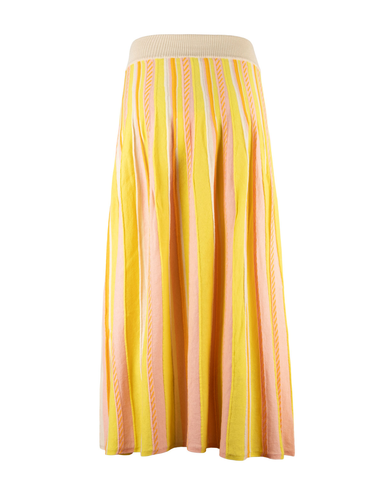Marika Stripe Skirt Lime