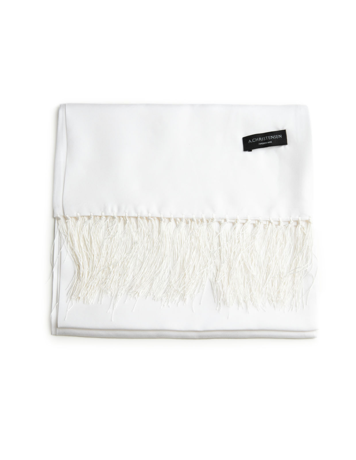 Silk Scarf White Stl