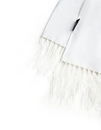Silk Scarf White Stl