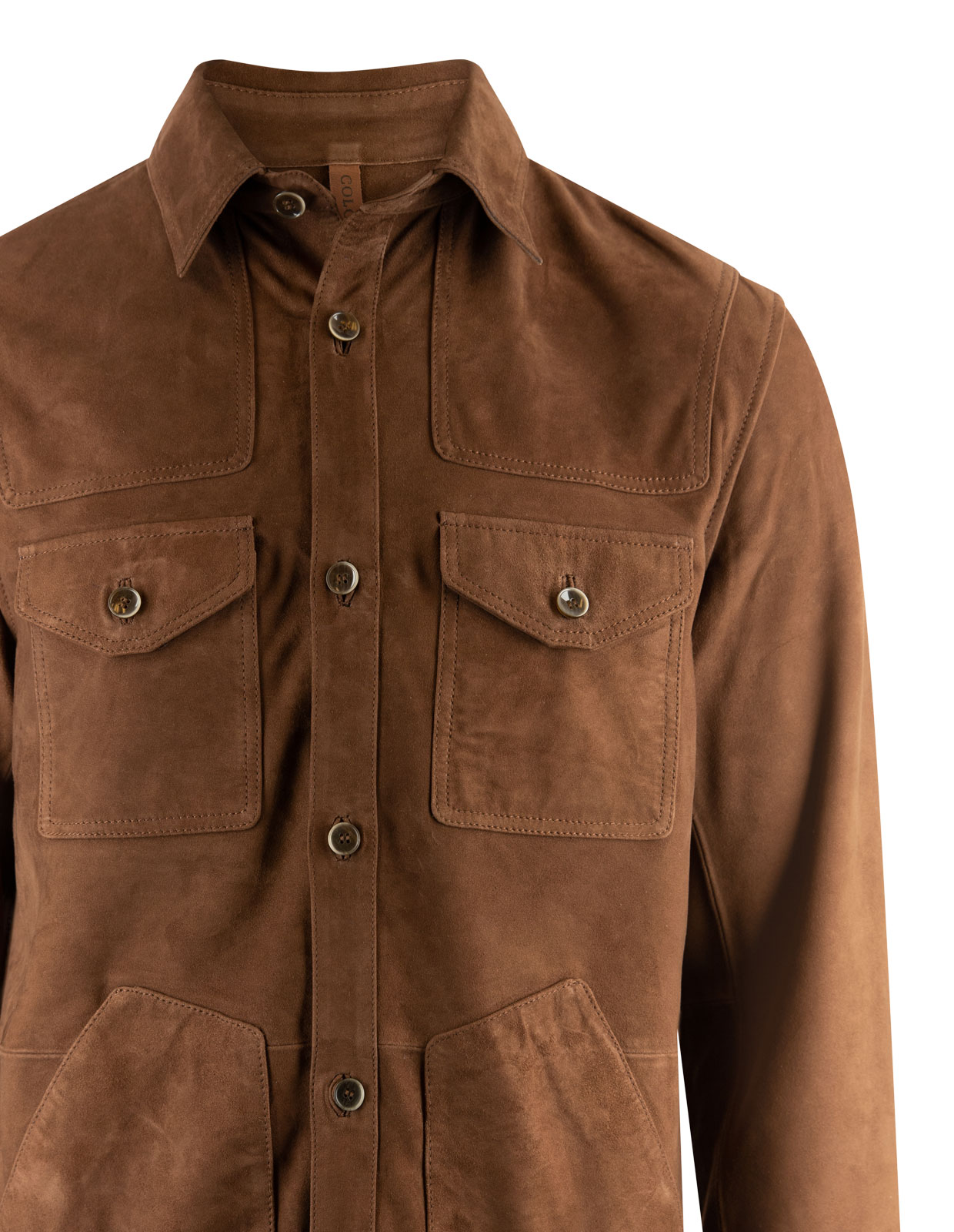 Chemise Suede Shirt Jacket Brun