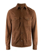 Chemise Suede Shirt Jacket Brun