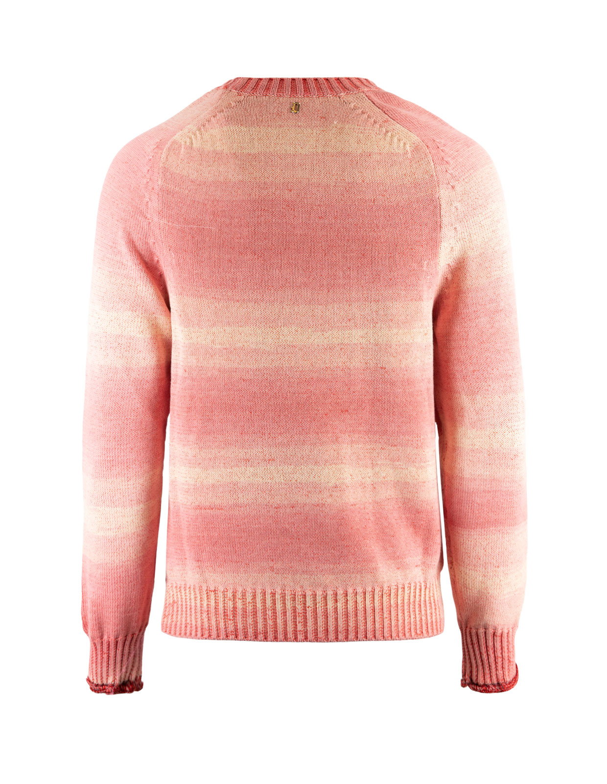 Knitted Crew -Neck Washed Pink