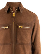 Racer Biker Jacka Brun 54