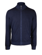 Full Zip Vintage Merino Cardigan Navy Stl 58