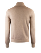 Half Zip-Tröja Vintage Merinoull Beige Stl 52