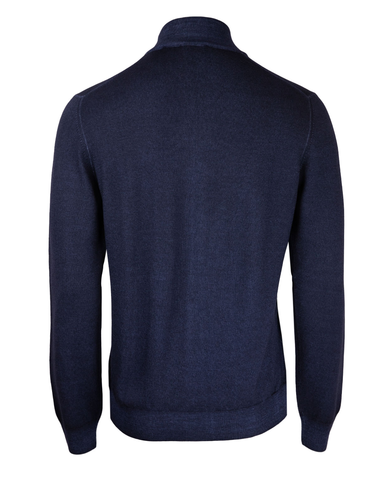 Full Zip Vintage Merino Cardigan Navy