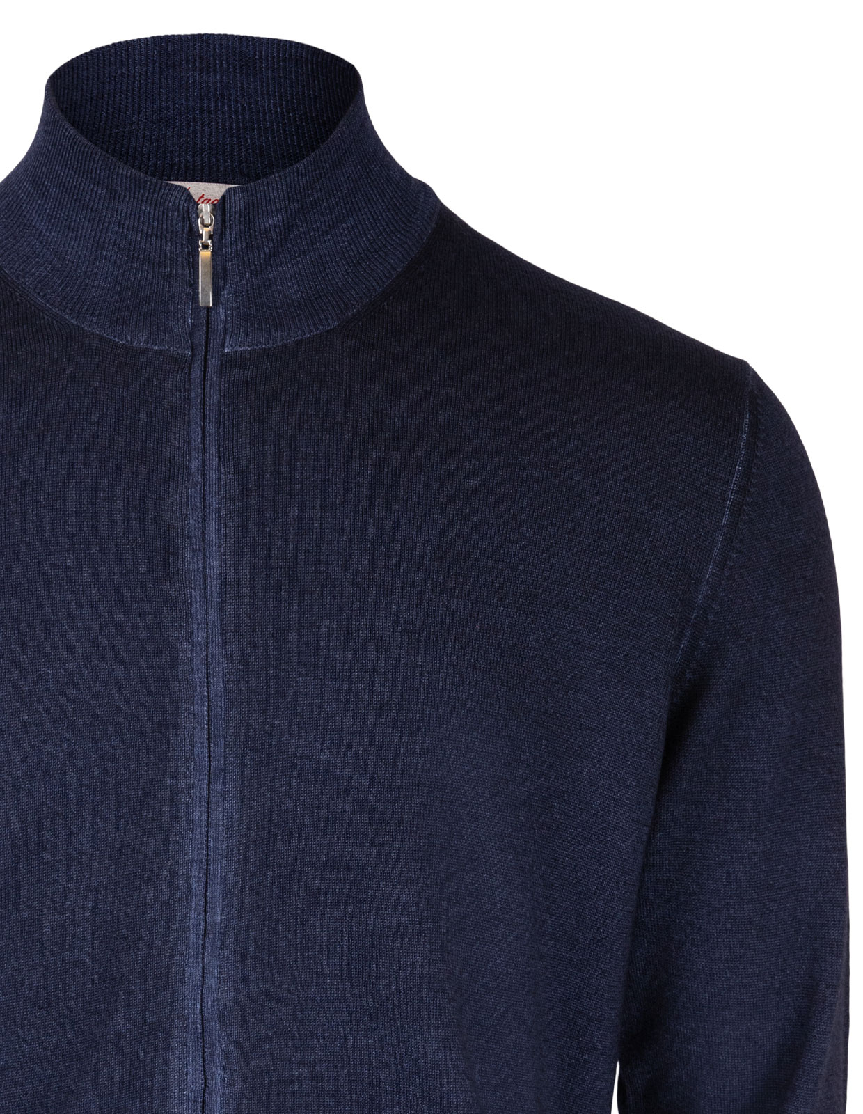 Full Zip Vintage Merino Cardigan Navy Stl 58