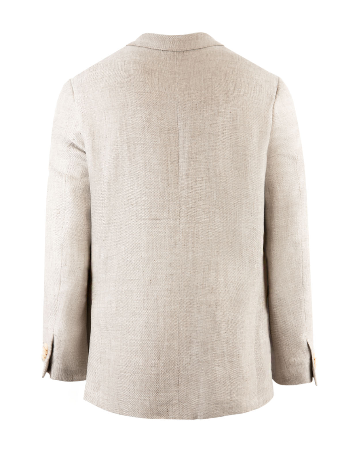 Gate Drop7 Blazer Twill Wool Linen Beige Melange